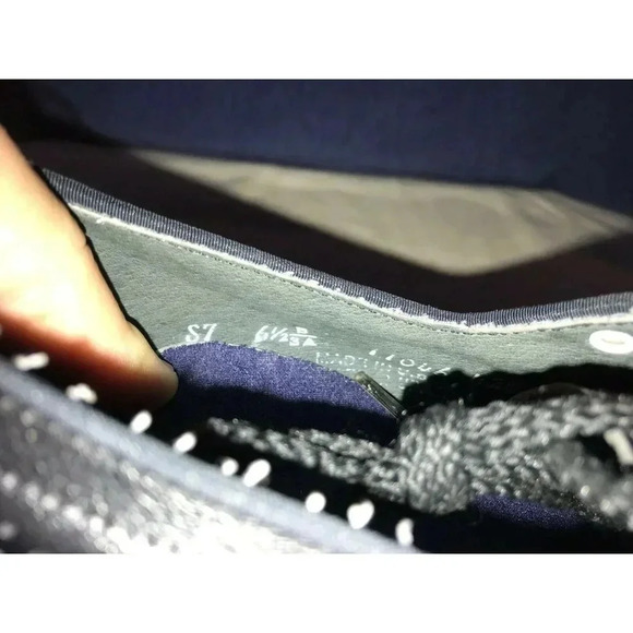 P. W. Minor Orthopedic Black Lace Up Wedge Heel Comfort Shoe 6.5 B Medium - Picture 6 of 8